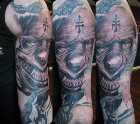 Tattoos - wicked clown - 66644